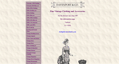 Desktop Screenshot of davenportandco.com