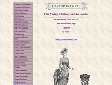 Tablet Screenshot of davenportandco.com